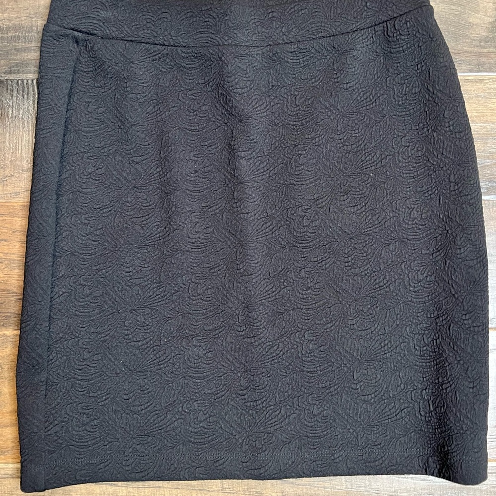 LOFT Black Pencil Skirt Knee-Length Workwear